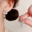 V.I.T Accessories | Bông tai nơ đính đá (2 màu)