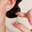 V.I.T Accessories | Bông tai bướm đá tím (1 màu)