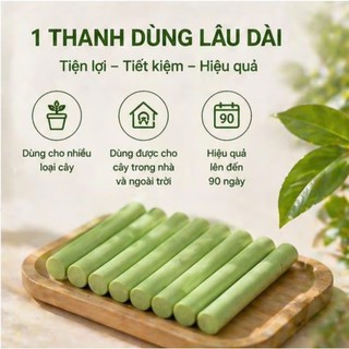 Thanh Dinh Dưỡng Tan Chậm StrongGrow (Hộp 18 Que) Giải Phóng Dinh Dưỡng Kích Rễ Ra Hoa Cho Cây Trồng