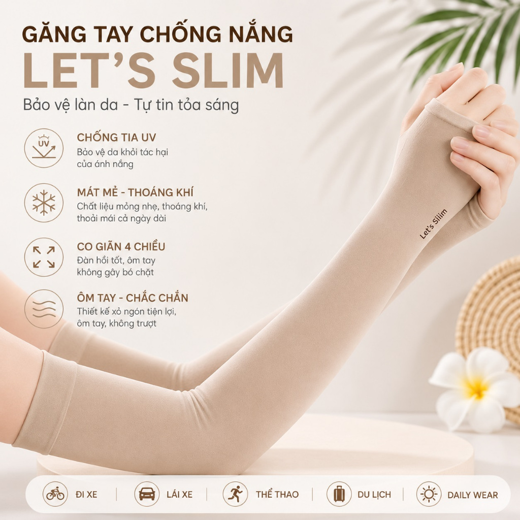 Đôi găng tay chống gió, giữ nhiệt, chống nắng SFIT SLIM co giãn 4 chiều khi chạy bộ, đi xe đạp và hoạt động ngoài trời