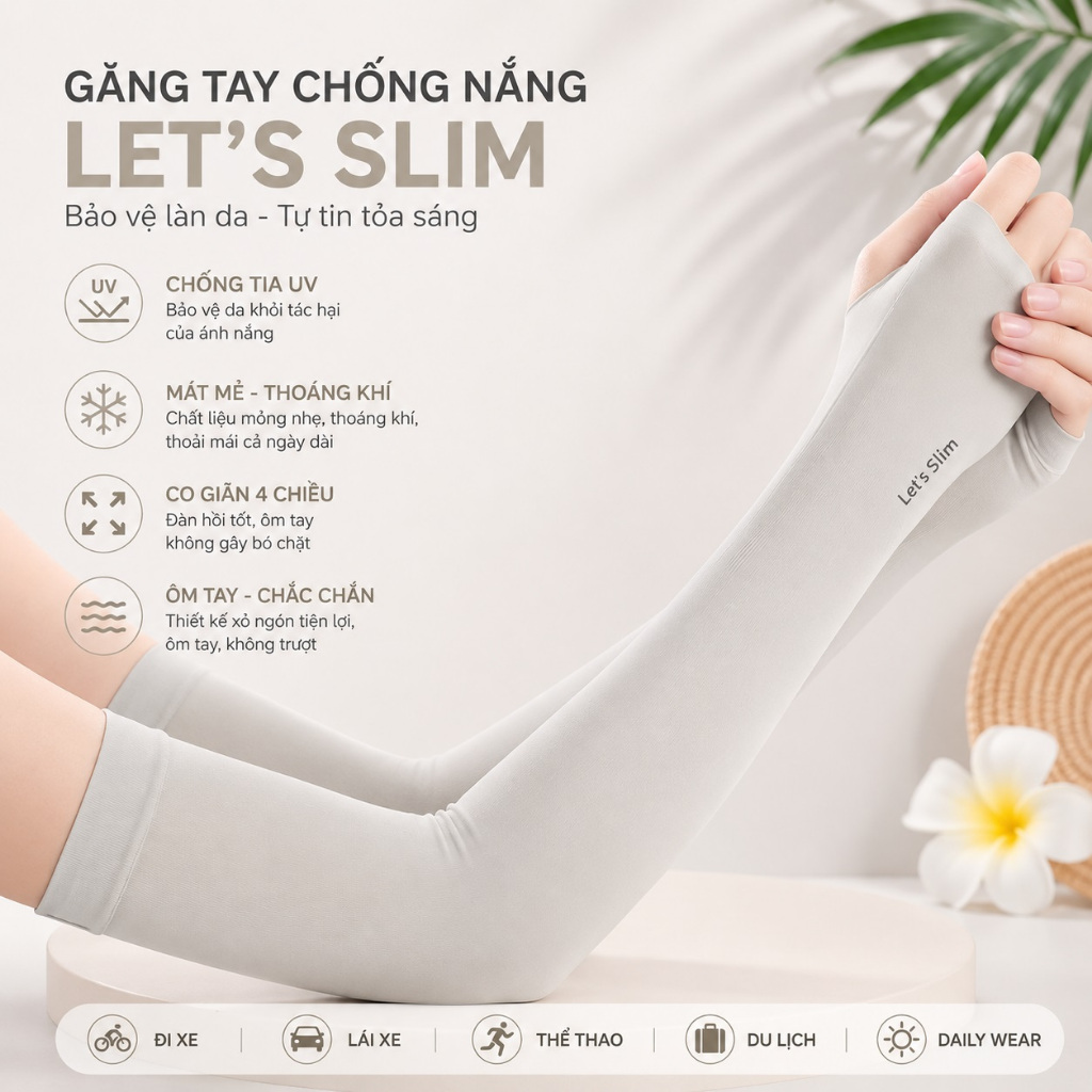 Đôi găng tay chống gió, giữ nhiệt, chống nắng SFIT SLIM co giãn 4 chiều khi chạy bộ, đi xe đạp và hoạt động ngoài trời