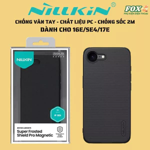Ốp Lưng iPhone 17E/16E/SE4 Nillkin Frosted Shield Pro PC Ốp điện thoại Cứng Cho iPhone 16E/17E/SE4