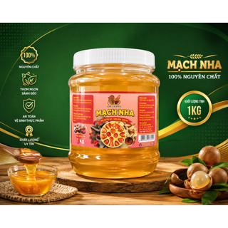 1kg Mạch Nha Đường Hữu Cơ Nguyên Chất Vĩnh Thuận Vị Ngọt Truyền Thống Làm Kẹo Bánh, Nấu Chè