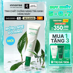 Tinh chất chống nắng Daily UV Dewy Barrier SPF 50+ PA++++ INNISFREE Daily UV Dewy Barrier