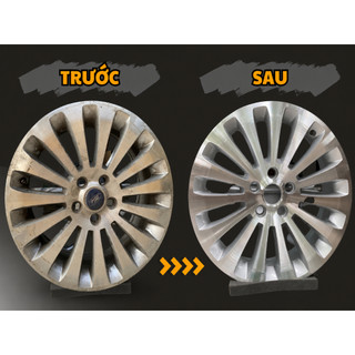 Bột Rửa Xe Không Chạm Lazang Ring Self - Combo 10 Gói Bột Tẩy Rửa Vành Xe Ô Tô Xe Máy Siêu Sạch Tạo Bọt Tuyết
