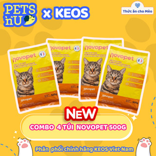 [PP CHÍNH HÃNG] [TIẾT KIỆM] [DEAL COMBO]  Hạt Novopet thức ăn dinh dưỡng hỗn hợp cho mèo trưởng thành