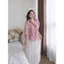 Set Áo Sơ Mi Phối Ren Trắng Chân Váy Ren Dài Xoè Đi Biển, Váy Ren Dáng Dài Xuyên Thấu Vintage