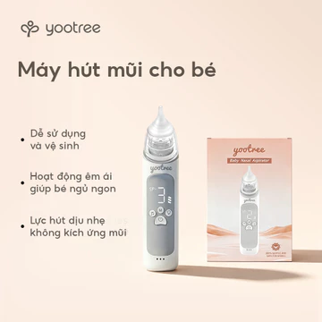 Máy Hút Mũi Cho Bé sơ sinh Yootree Cầm tay Không dây，dễ vệ sinh Hút Êm ái không đau，Có Nhạc，Máy hút mũi cho trẻ sơ sinh