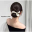 1 cái chun tai thỏ chấm bi phối ngọc phong cách dễ thương