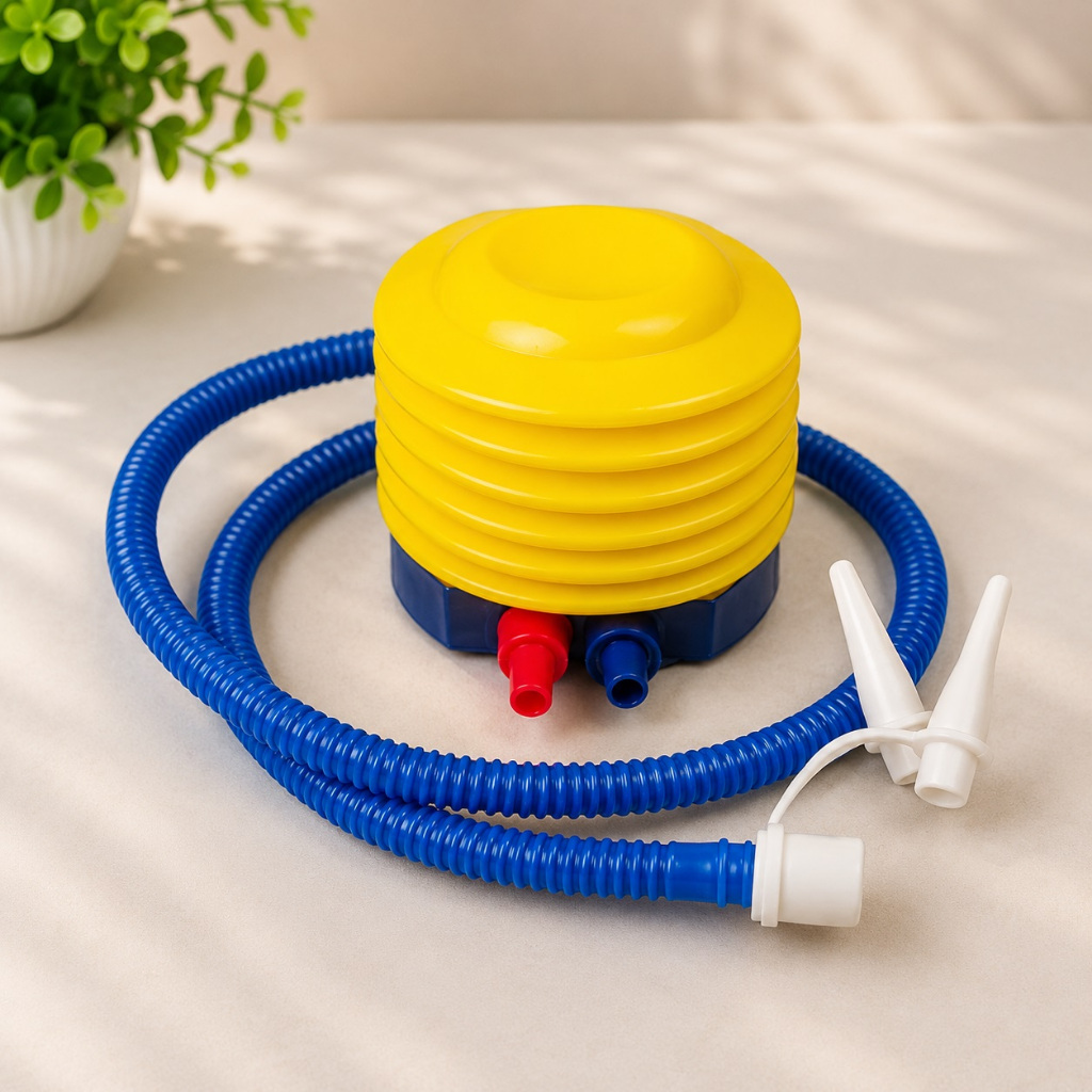 Máy bơm hơi tay mini, ống bơm hơi tay mini, bơm bóng bay, bơm phao bơi tiện dụng giá rẻ (giá 1 cái, màu giao ngẫu nhiên)