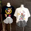 Sét áo thun tay ngắn in hình ,chất cotton phối quần đùi sọc thun zip( chọn màu...không chọn hình)