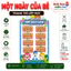 Một ngày của bé . trang trí mầm non,Steam mầm non , Tranh góc , góc stream mầm non