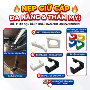 Kẹp Cố Định Dây Điện Bằng Nhựa Tiện Lợi ( In 3D)