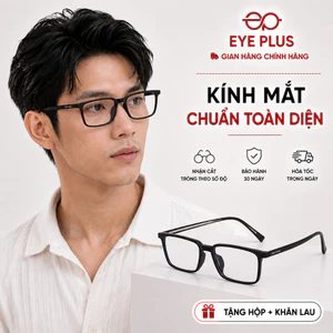 Gọng Kính Cận Nam Nữ Dáng Chữ Nhật 7008 Eye Plus Gọng Nhựa TR90 Chống Ánh Sáng Xanh Thời Trang