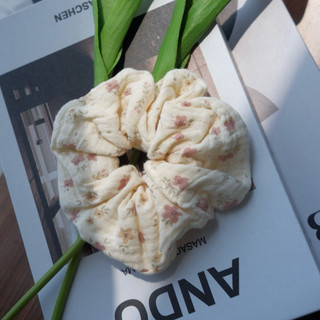Dây buộc tóc scrunchies vải xô muslin - Giao màu ngẫu nhiên | KNG.studio