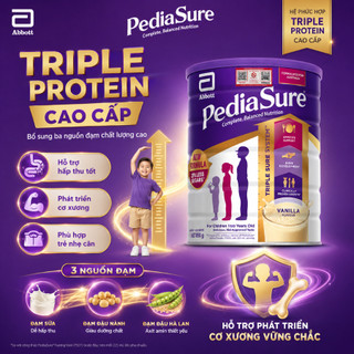 [DATE T11.2027] Sữa Bột PediaSure Úc 850g - Dinh Dưỡng Cao Năng Lượng Cho Trẻ Biếng Ăn Tăng Cân Khỏe