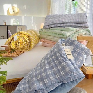 Chăn Hè Cotton Đũi Kẻ Mềm Mát Thoáng,Kích Cỡ 2mx2m2 hàng Loại 1, Mẫu Mới 2026