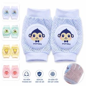 Tất tập bò cho bé 0-1 tuổi - Đệm bảo vệ lót gối mềm thoáng khí co giãn ShinHome (1 đôi)