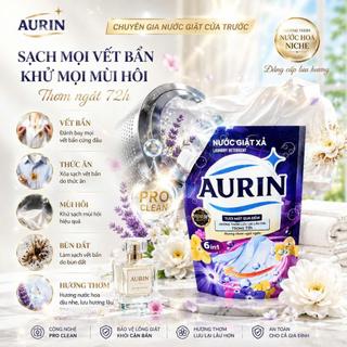 [Bản Cải Tiến - Mua 1 Tặng 5] 6Kg NƯỚC GIẶT XẢ AURIN X2 Hương thơm Nước Hoa Thơm Lâu Dịu Nhẹ An Toàn Làm Sạch Bền Màu
