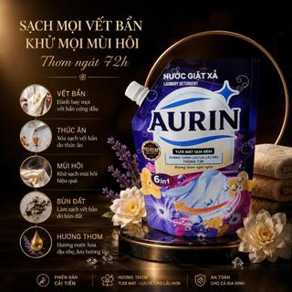 [Bản Cải Tiến - Mua 1 Tặng 5] 6Kg NƯỚC GIẶT XẢ AURIN X2 Hương thơm Nước Hoa Thơm Lâu Dịu Nhẹ An Toàn Làm Sạch Bền Màu