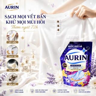 [Bản Cải Tiến - Mua 1 Tặng 5] 6Kg NƯỚC GIẶT XẢ AURIN X2 Hương thơm Nước Hoa Thơm Lâu Dịu Nhẹ An Toàn Làm Sạch Bền Màu