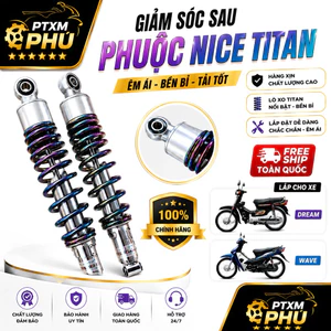 Giảm sóc sau nice titan lắp các loại xe