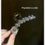 Kẹp càng cua 11cm full đá khối tone hồng tím sáng lấp lánh (1 cái)