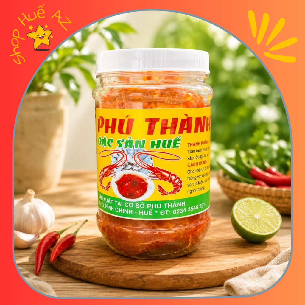 [SIÊU NGON] Tôm chua PHÚ THÀNH 500gr - Đặc sản Huế