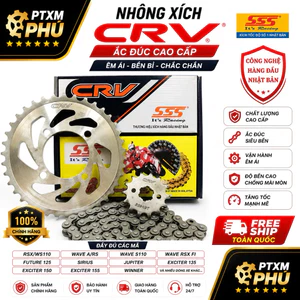 Nhông xích. nhông sên đĩa CRV sss ắc đúc