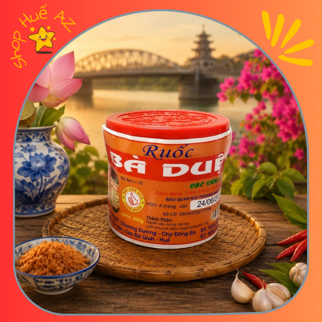Mắm ruốc Bà Duệ nhỏ 200g 💕 Đặc sản Huế 💕