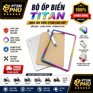 Bộ ốp biển số xe máy