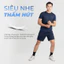 Bộ quần áo nam thể thao mùa hè Mentoris, vải thun lạnh thoáng mát, co giãn và thâm hút tốt MBT03