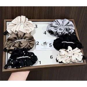 Kẹp dọc cao cấp phồng tóc dúng xòe lụa mịn phong cách sang trọng size 13cm (1 cái)