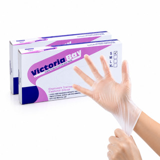 Hộp 100 Găng Tay TPE Dùng 1 Lần Găng Tay Nấu Ăn Loại Dày Dai Bền Ôm Tay Chống Trơn An Toàn Thực Phẩm