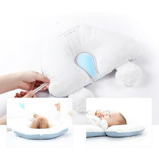 Gối chữ U chống giật mình cho bé, kèm dây rút điều chỉnh vòng đầu