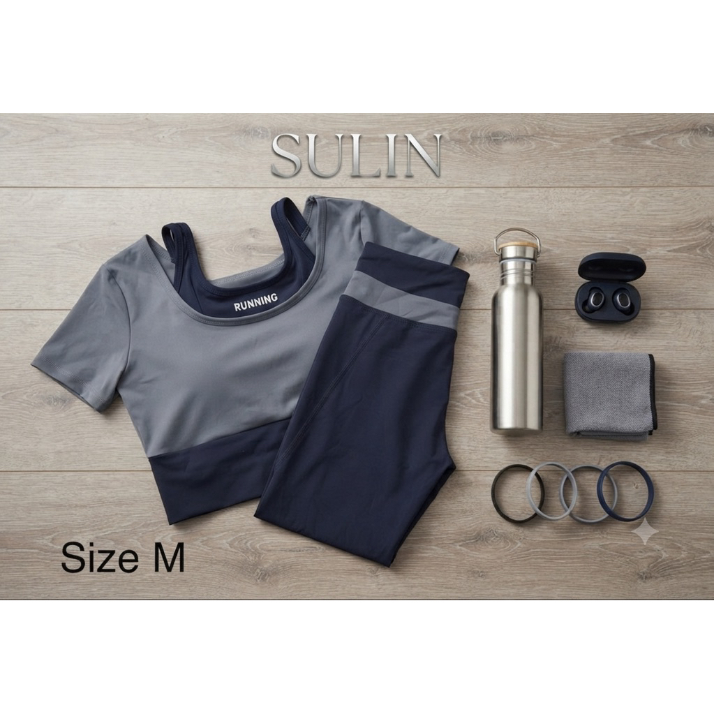 Set tập nữ size ghi chú trên mẫu