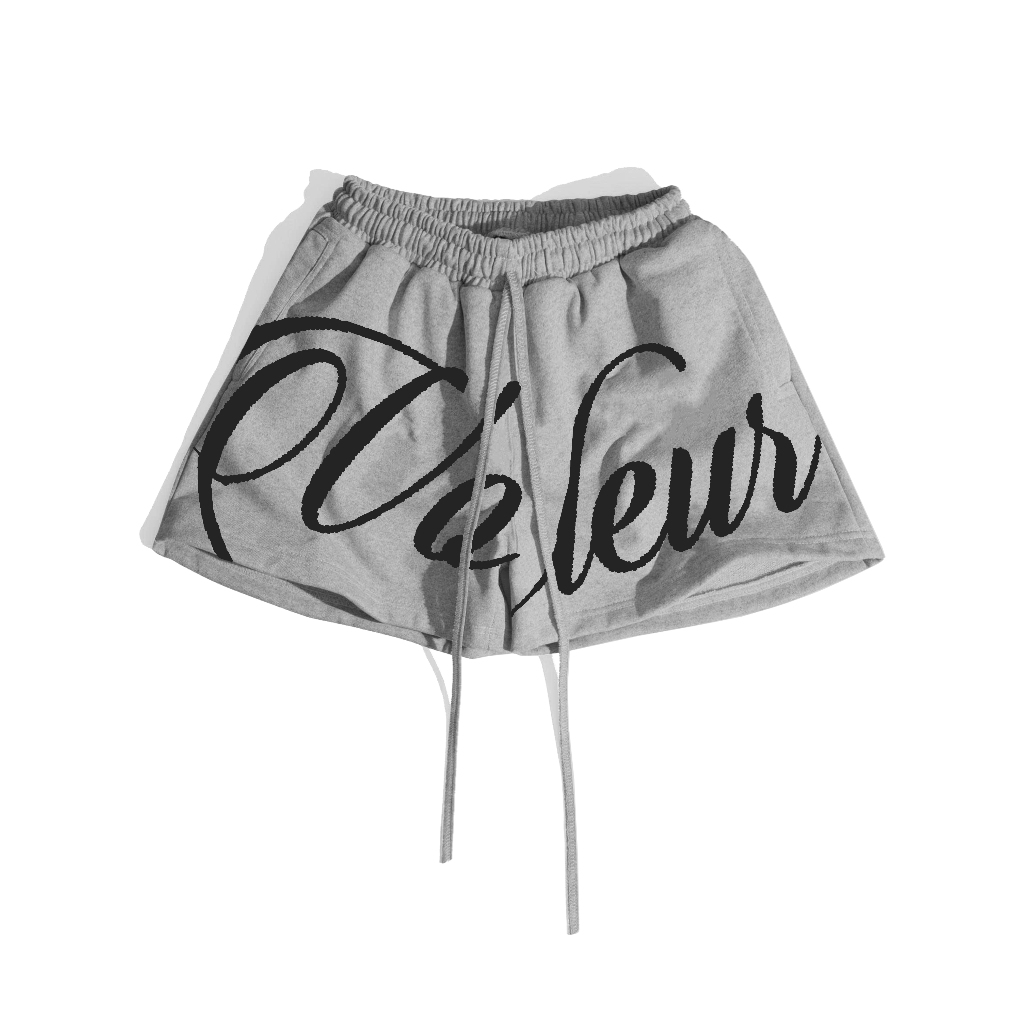 QUẦN ĐÙI SHORT UNISEX VOLEUR - FANCY SHORT, BLACK/SAND, NỈ CHÂN CUA 100% COTTON