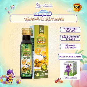 Dầu Ăn Dặm Cho Bé NutriAZ - Dầu Oliu Sachi Giúp Thông Minh Cao Lớn Nhập Khẩu Châu Âu