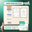 10 MIẾNG DÙNG THỬ Bỉm BEMOM RABBIT POP, FULL SIZE Chống Tràn, Thấm Hút, Khô Thoáng