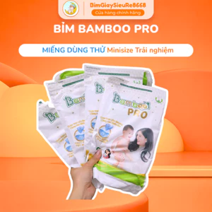 Miếng Dùng Thử BAMBOO PRO Đủ Size Khô Thoáng - Thấm Hút