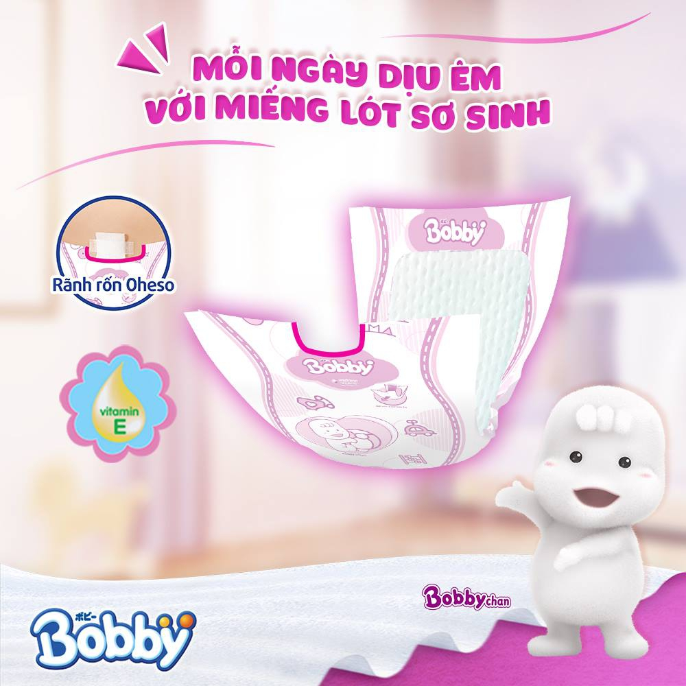MIẾNG LÓT BOBBY SƠ SINH NEWBORN 1/ NEWBORN 2