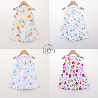 Váy Lanh bé gái, Đầm Lanh bé gái sát nách dáng suông ChuChoaKids [VBC26]