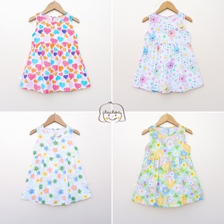 Váy Lanh bé gái, Đầm Lanh bé gái sát nách dáng suông ChuChoaKids [VBC26]