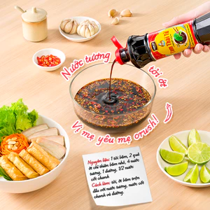Thùng Nước tương Tam Thái Tử Nhất ca sánh đậm 18chai x 500ml