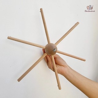 Khung Treo nôi sơ sinh/ Chuông / Đồ Chơi Lắp Ráp di động Bằng Gỗ Gắn Nôi Em Bé