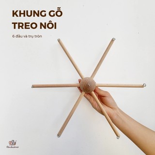 Khung Treo nôi sơ sinh/ Chuông / Đồ Chơi Lắp Ráp di động Bằng Gỗ Gắn Nôi Em Bé