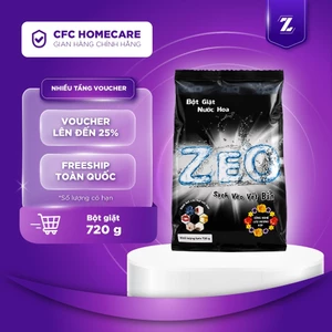 Bột Giặt ZeO Hương Nước Hoa Sang Trọng, Đánh Bay Vết Bẩn Cứng Đầu