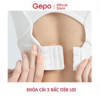 GEPO Áo bra tập gym yoga cao cấp có mút ngực chống sốc GP204