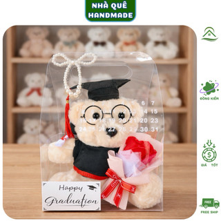 Túi Lịch Mika Trong Suốt PVC Có Quai Xách 18x11x27cm - Túi Đựng Hộp Quà Tặng, Hộp Hoa Handmade, Hoa Sáp, Hoa Kẽm Nhung