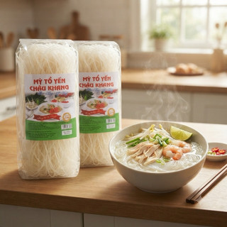 Miến Tổ Yến Châu Khang 300g – Sợi Bún & Sợi Phở – Dai Ngon, Không Nát, Không Chất Bảo Quản
